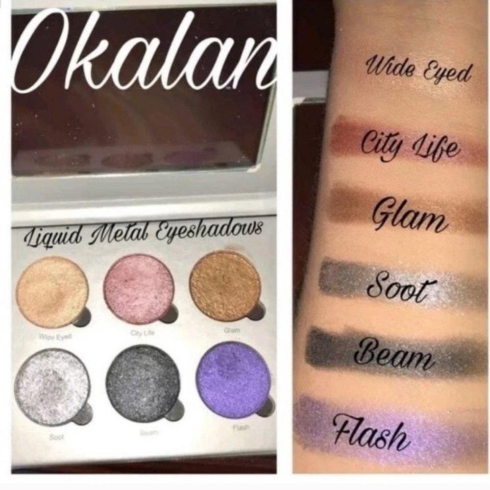 🎉HP🎉Metal Eyeshadow Cream Palette